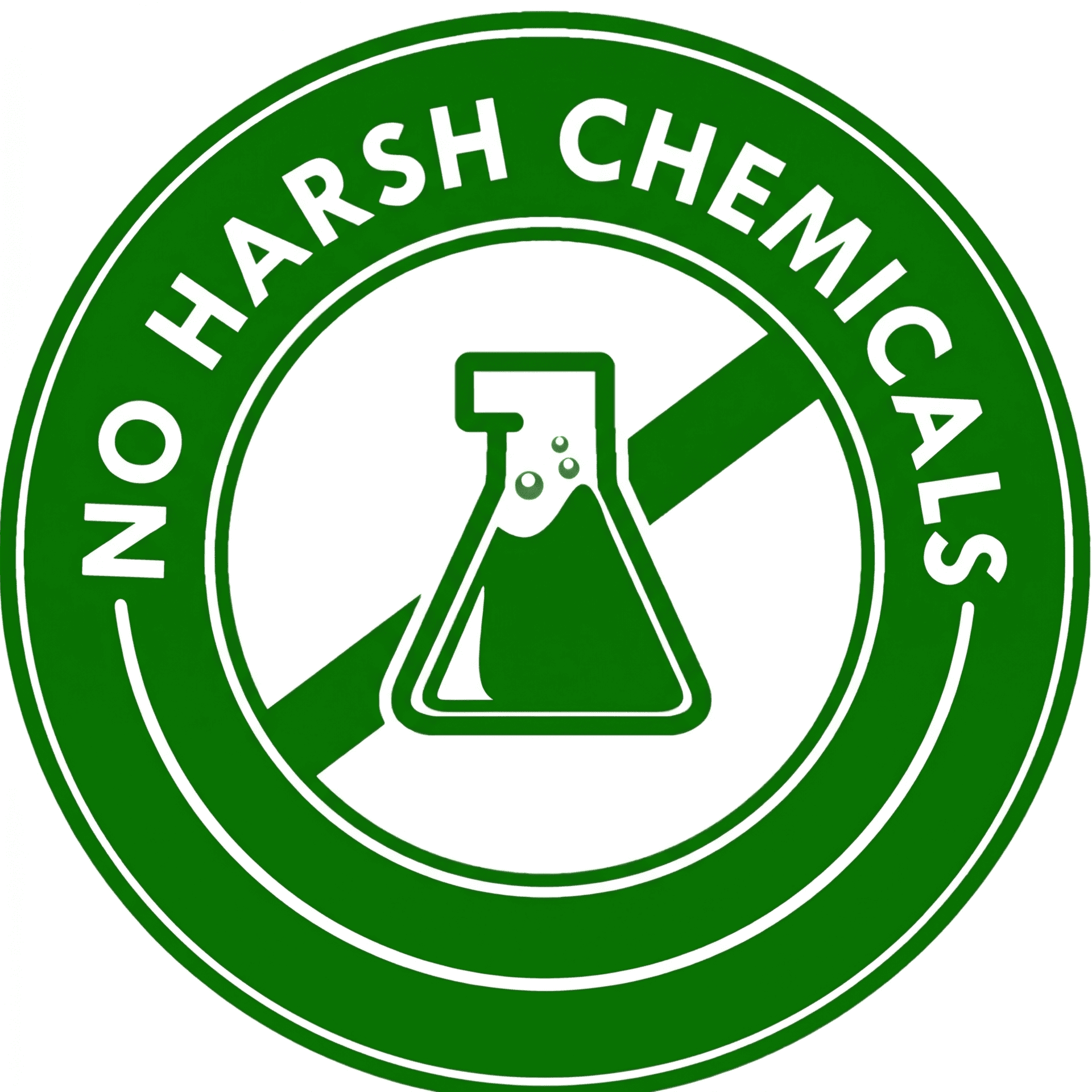 No harsh chemicals — Dr. Detoxer trust badge
