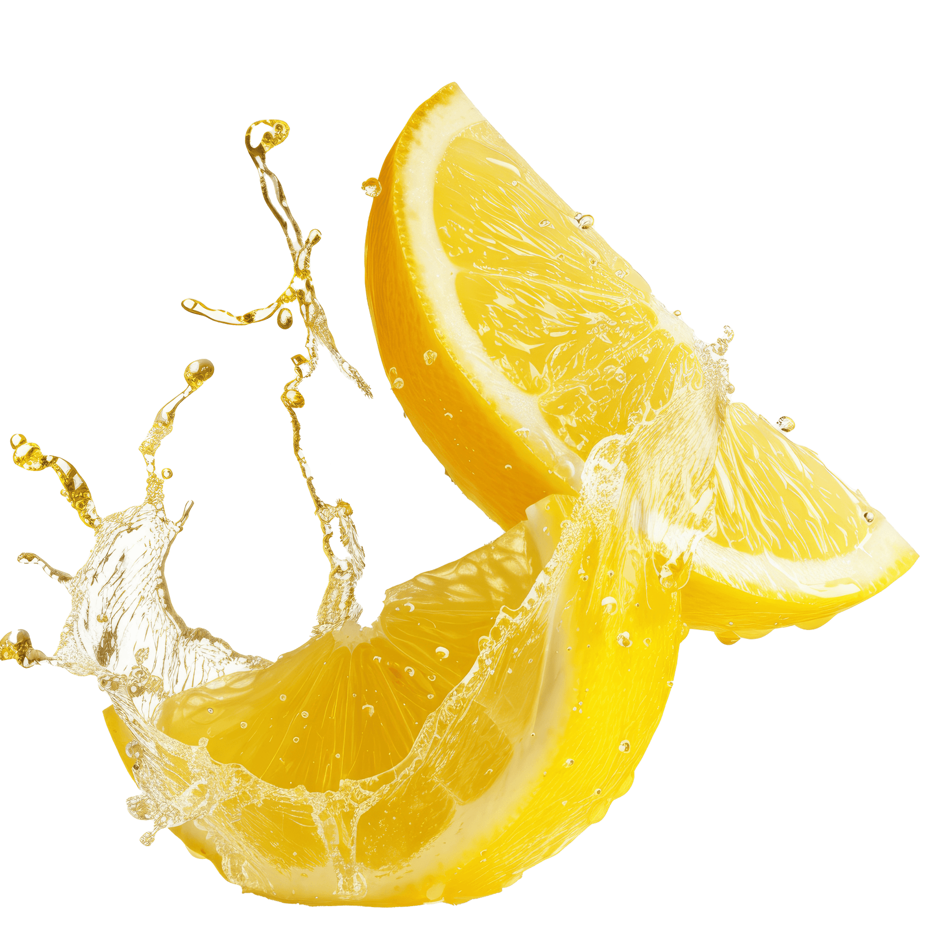 Lemon slice — citric acid breaks down pesticides in Dr. Detoxer